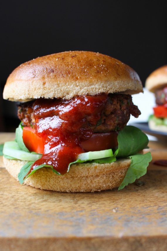 Low FODMAP Beef Burgers with BBQ Sauce A Little Bit Yummy