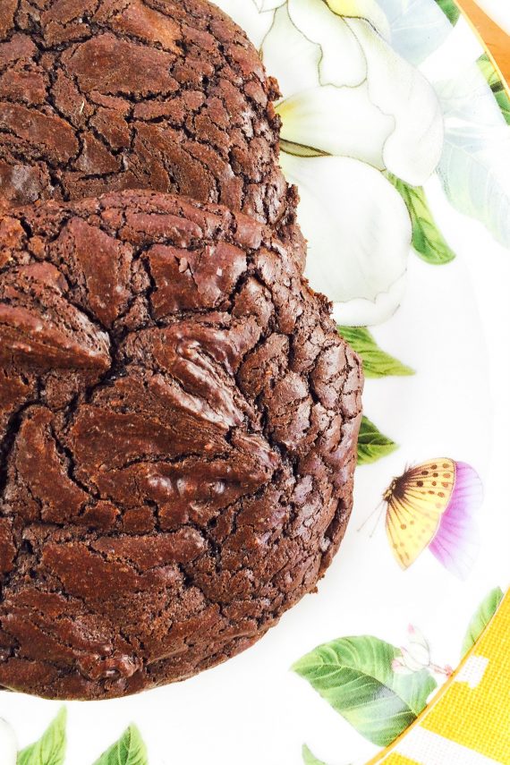 Low FODMAP Dark Chocolate Brownie Cookies