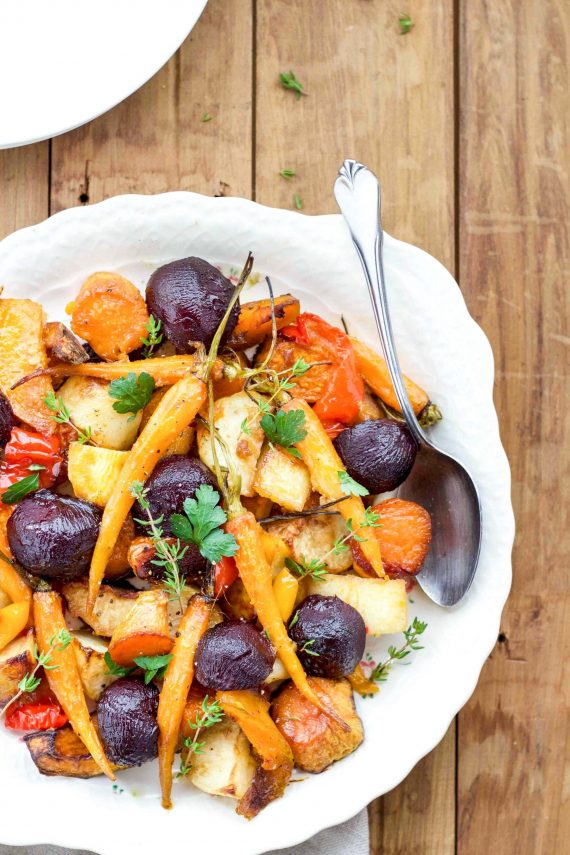 Low FODMAP Gorgeous Roast Vegetables