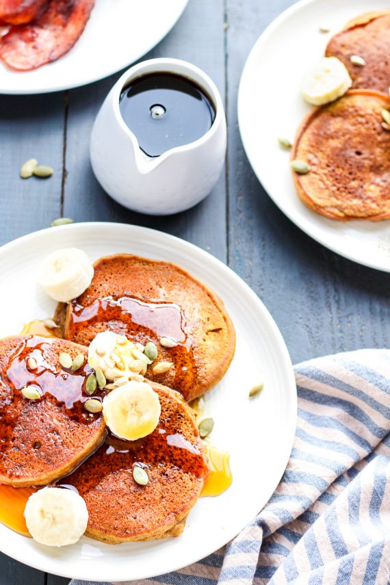 Low FODMAP Pumpkin Pancakes