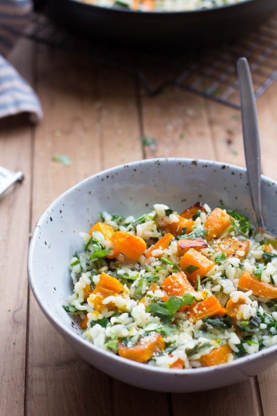 Low FODMAP Roast Pumpkin & Carrot Risotto