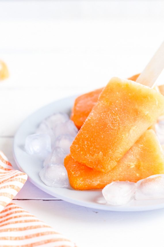 Low FODMAP Sunshine Popsicles (Orange)