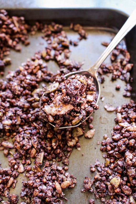 Low FODMAP chocolate granola