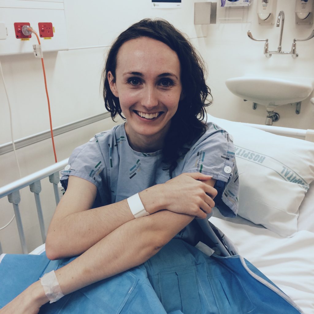 Alana in Hospital