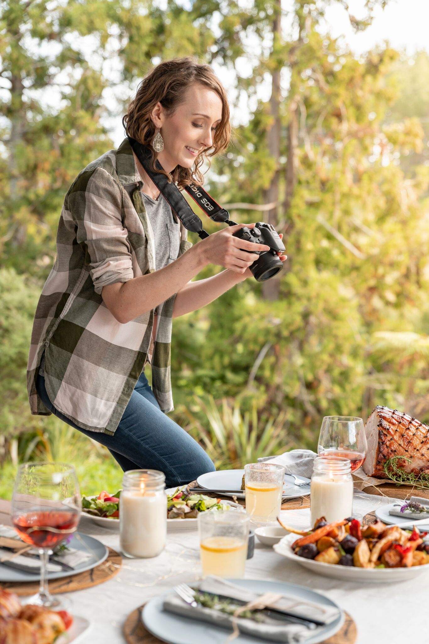 Alana Photographing low FODMAP food for The Gut Friendly Cookbook