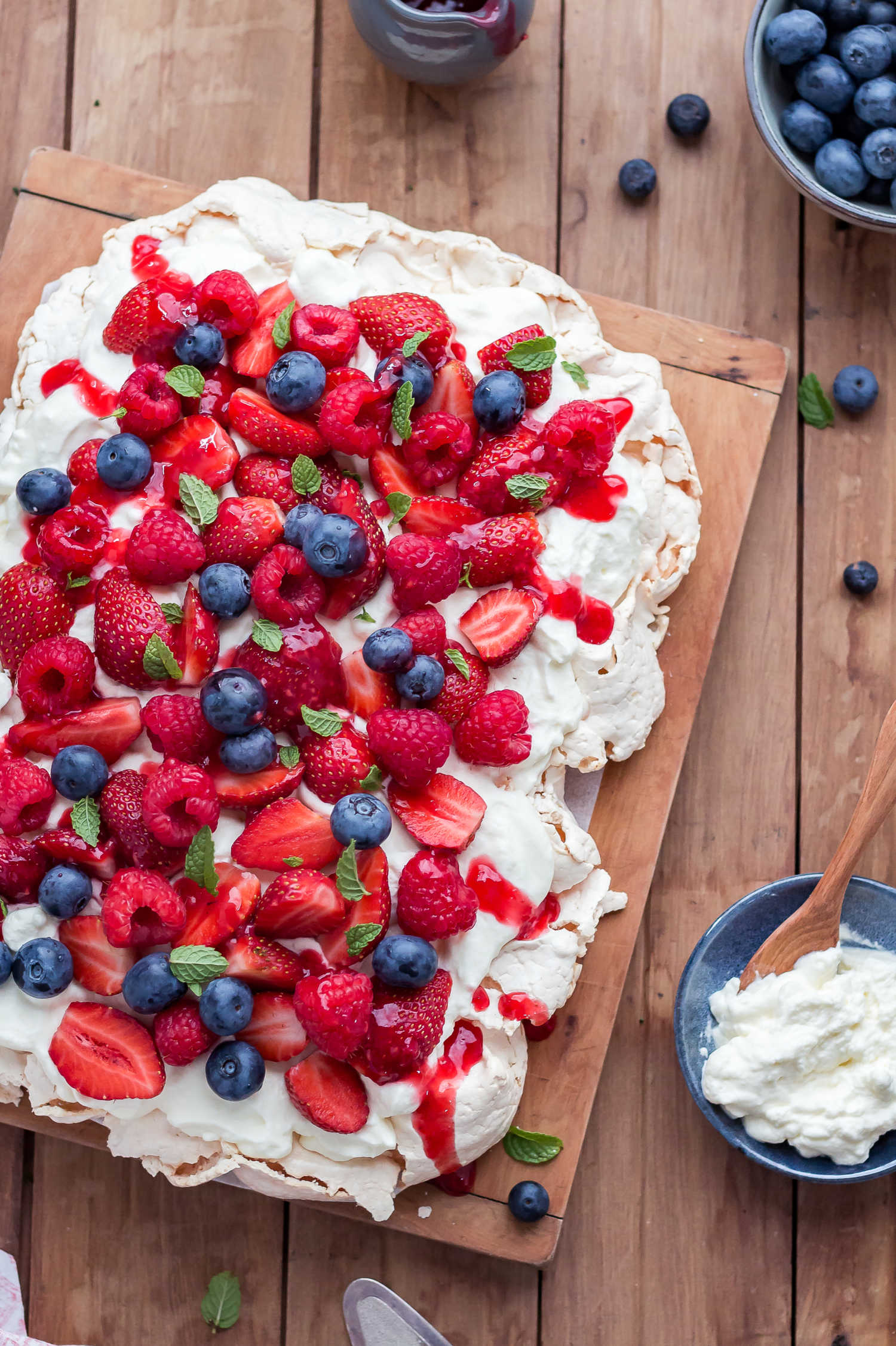 Low FODMAP Berry Pavlova