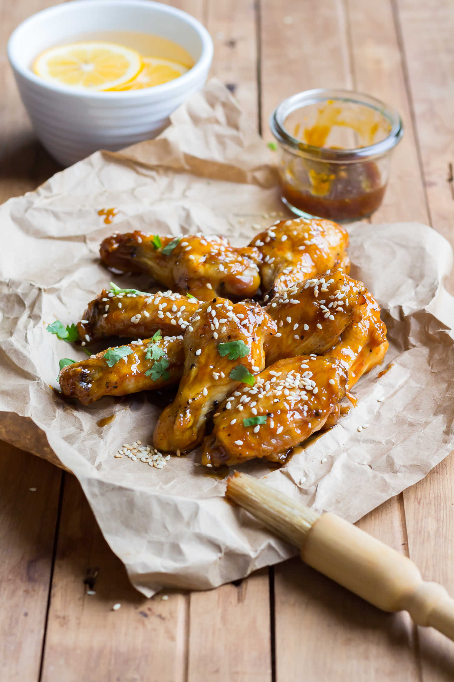 Low FODMAP Sticky Orange Chicken Wings