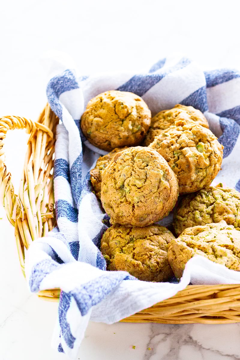 Low FODMAP Lemony Poppyseed & Zucchini Muffins - A Little Bit Yummy