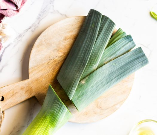 How To Use Low FODMAP Leek Leaves