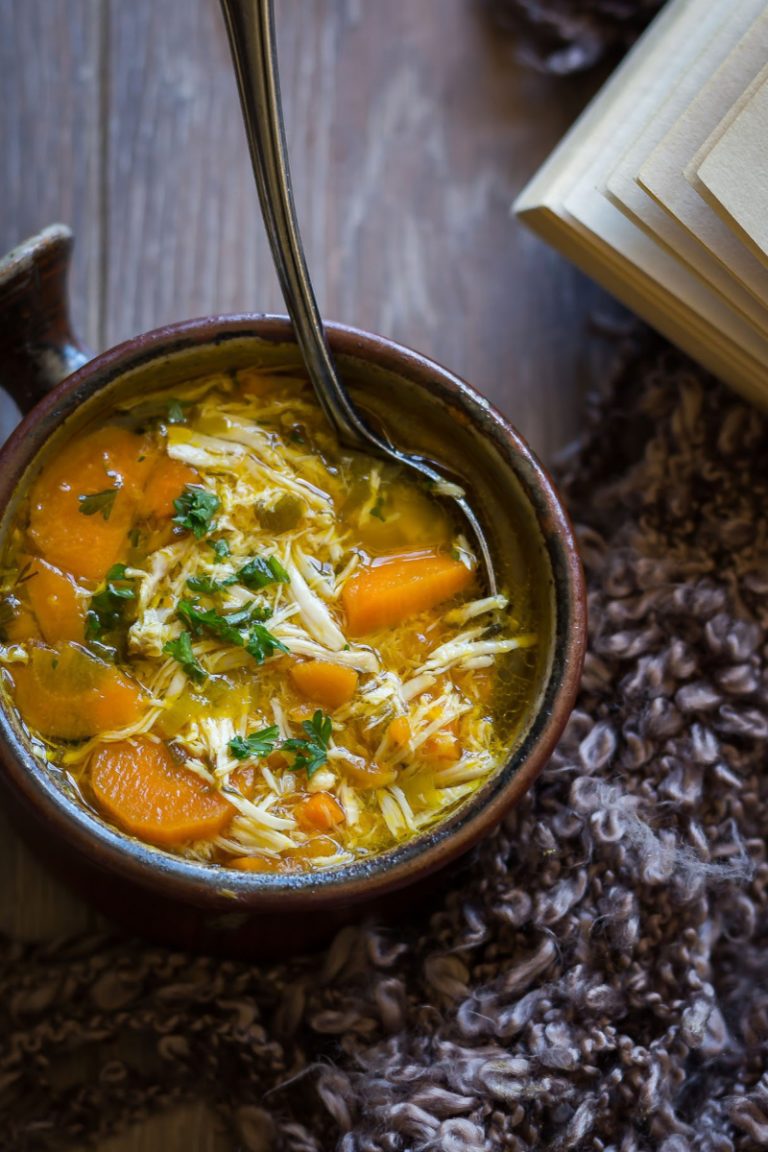 Low FODMAP Slow Cooker Chicken Soup A Little Bit Yummy