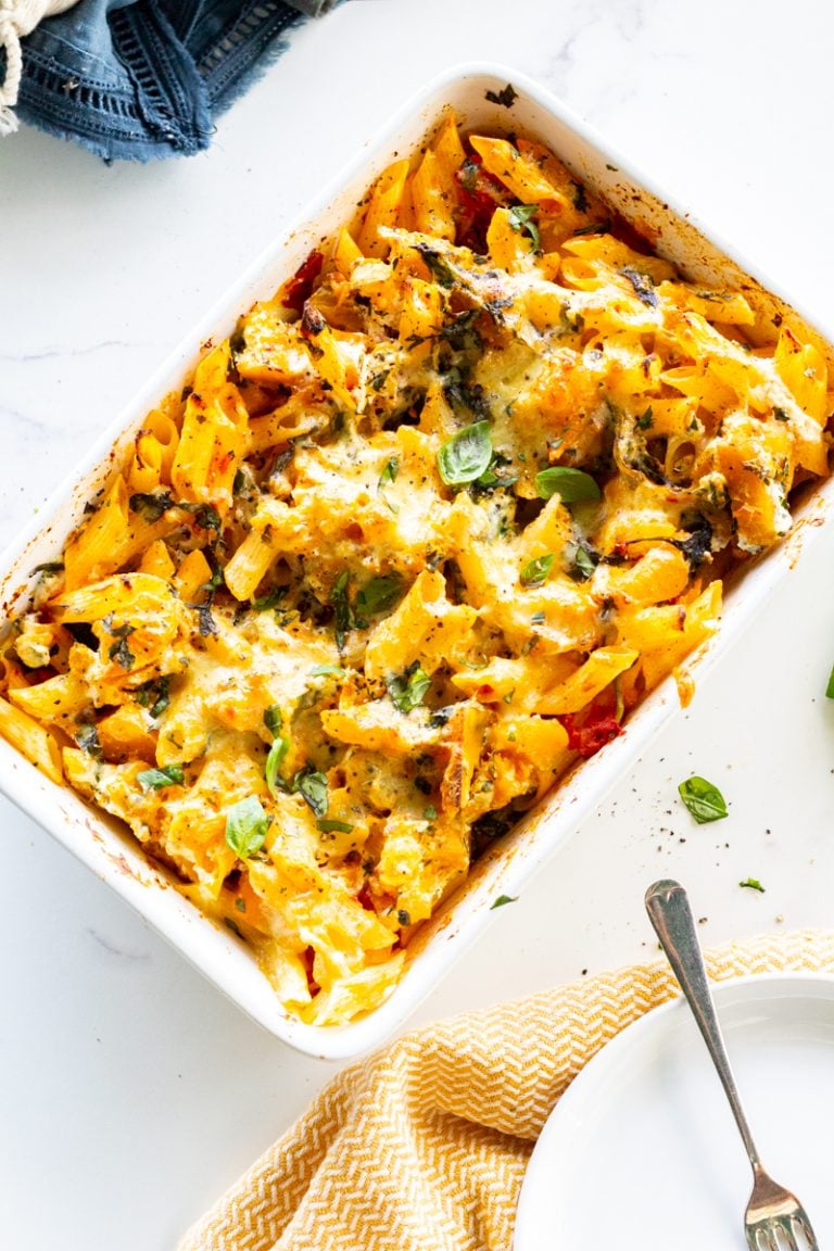 Low FODMAP Pumpkin & Ricotta Pasta Bake A Little Bit Yummy