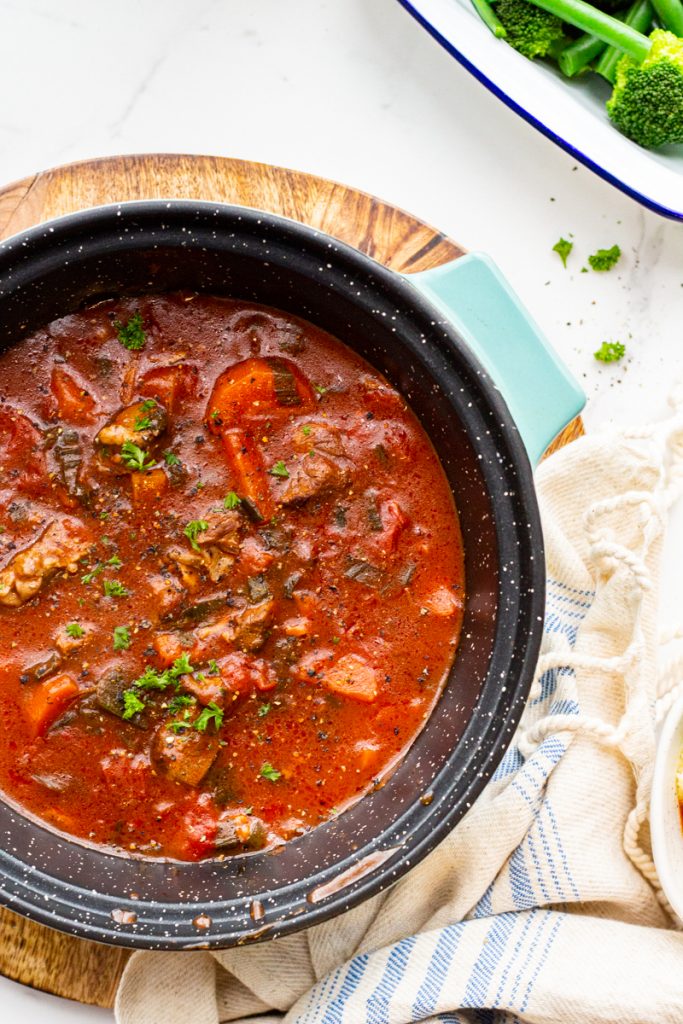 Low FODMAP Red Wine & Tomato Lamb Stew A Little Bit Yummy