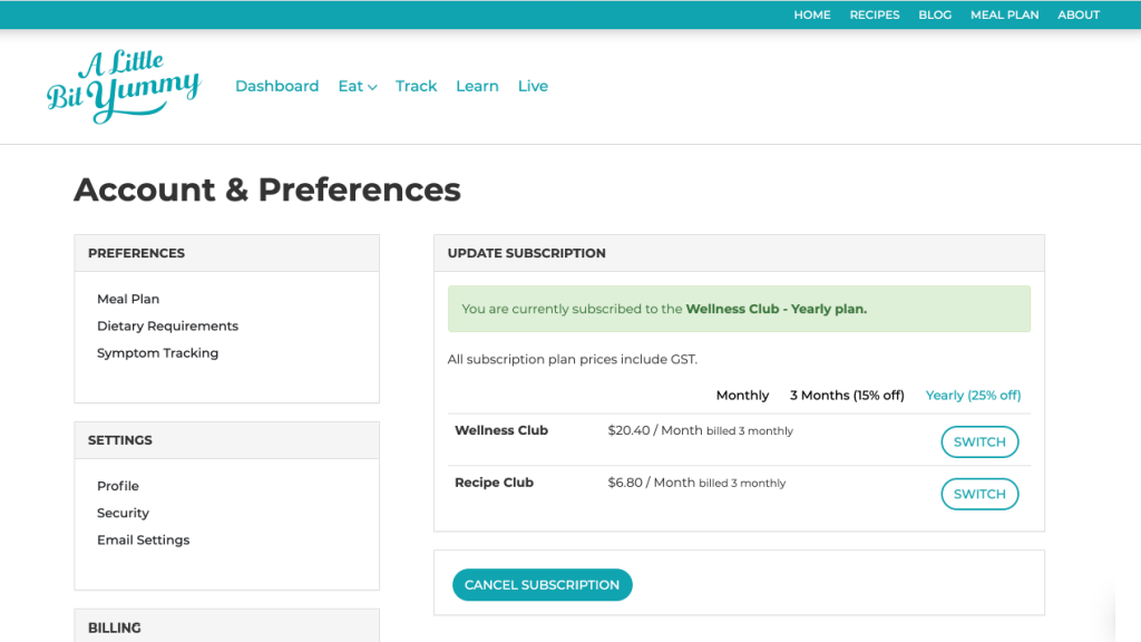 ALBY Account Dashboard Large Image