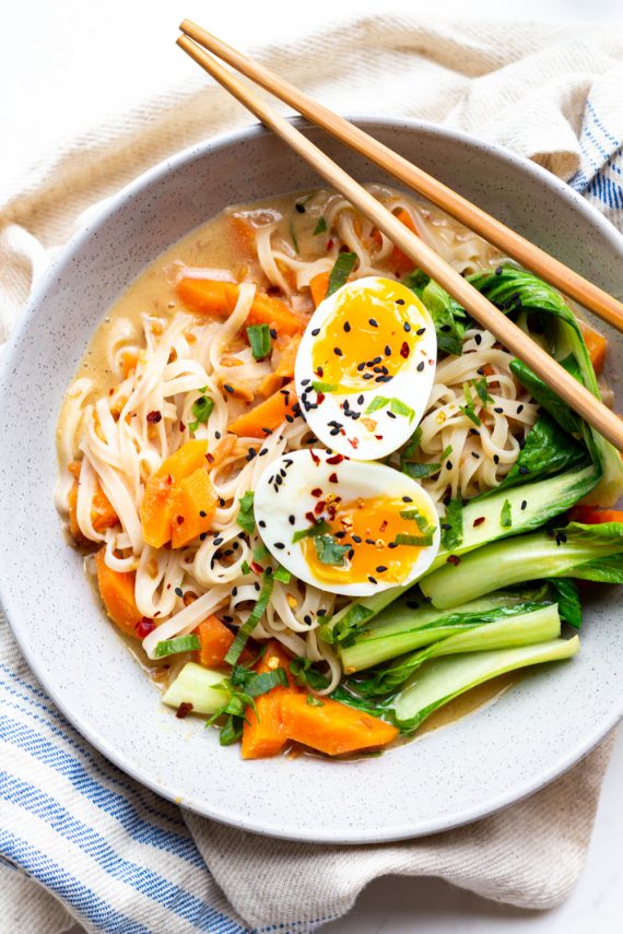 Low FODMAP Cheats Vegetarian Noodle Bo