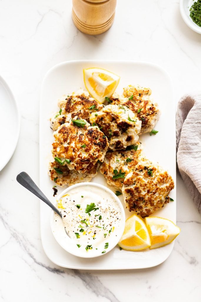 Quick Ginger Lemon Fish Cakes with Lemon Mayo A Little Bit Yummy