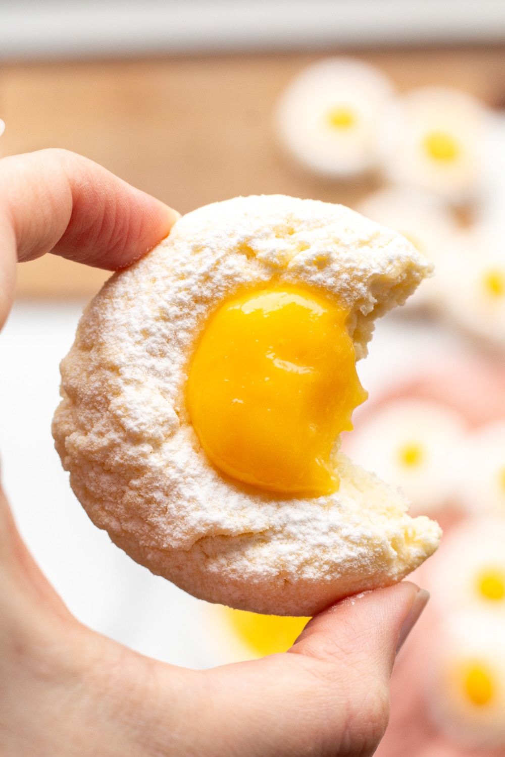 Low FODMAP Lemon Curd Thumbprint Cookies
