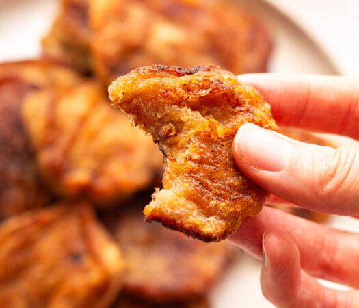 Low FODMAP Golden Banana Fritters