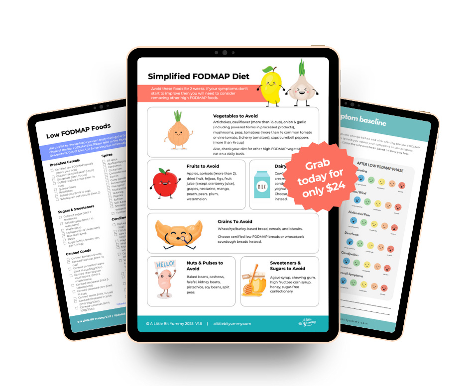 Low FODMAP Downloads Example
