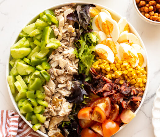Low FODMAP Chicken Cobb Salad