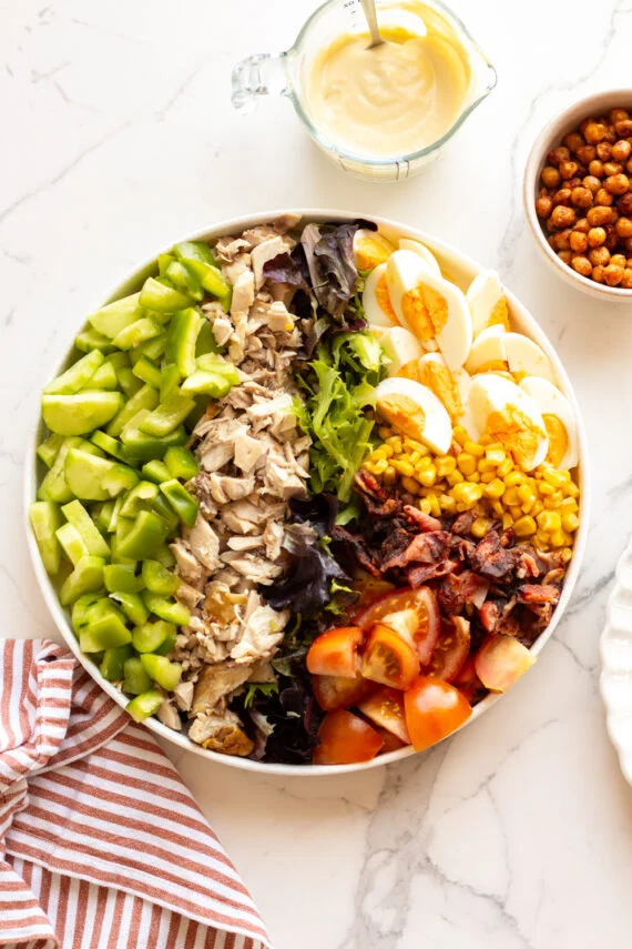 Low FODMAP Chicken Cobb Salad